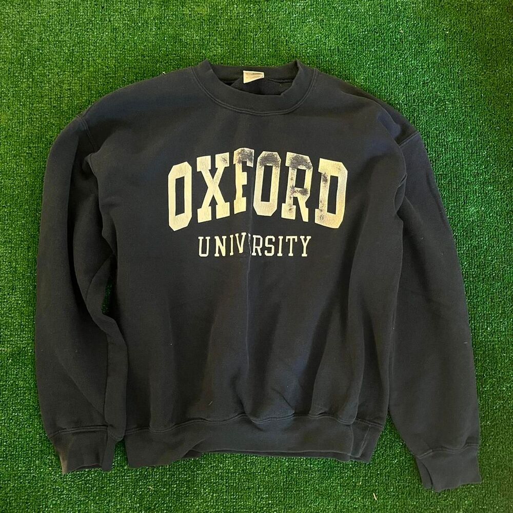 90's Vintage Oxford University Crewneck